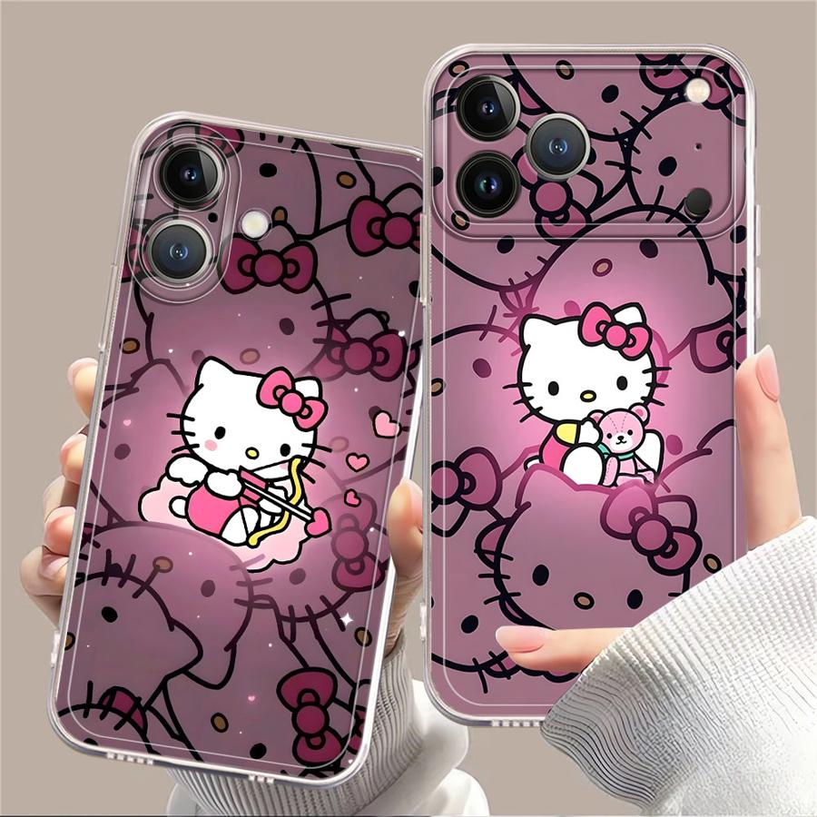 Sanrio Hello Kitty Clear Soft  - Phone Cases Cute Iphone 14 ulasan dan harga
