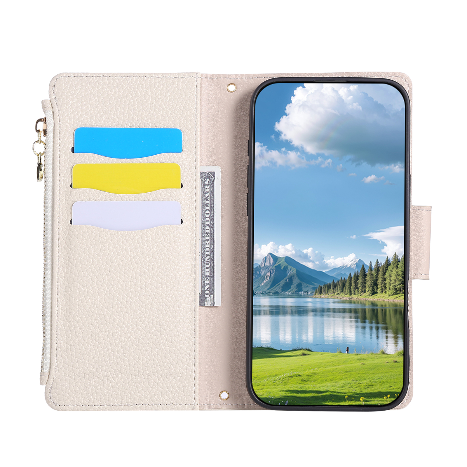 Crossbody Zipper Card Solt Wal - Phone Cases With Wallet ulasan dan harga