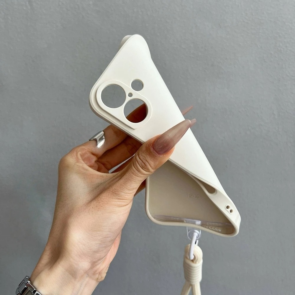 Fashion Silicone Liquid Phone  - Phone Cases With Straps ulasan dan harga