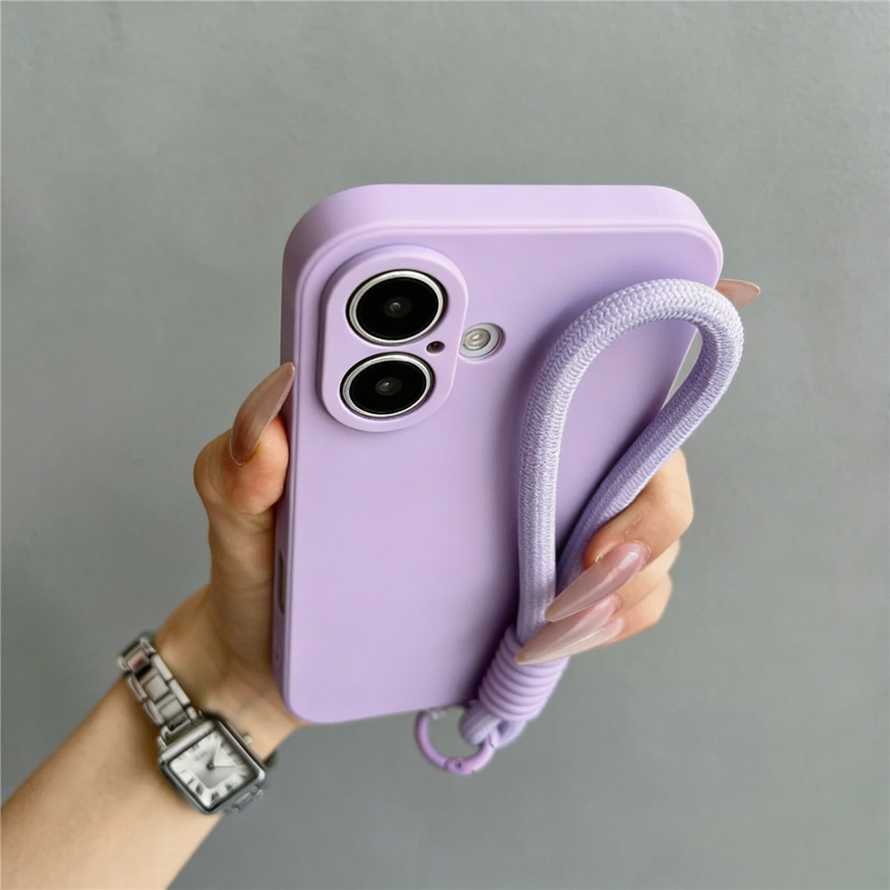 Fashion Silicone Liquid Phone  - Phone Cases With Straps ulasan dan harga